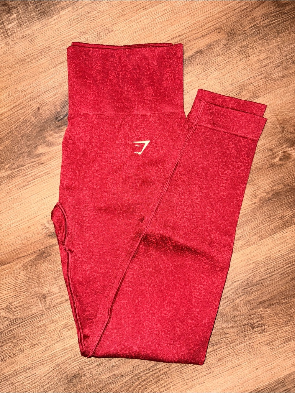 Gymshark Adapt Fleck Red Seamless Jeggings